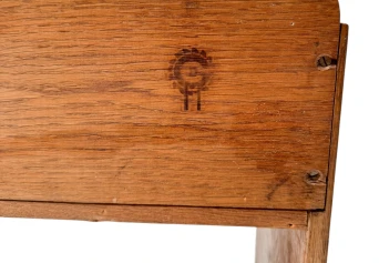 Art Deco Modernist Open Bookcase by P.E.L. Izeren for De Genneper Molen, 1920s